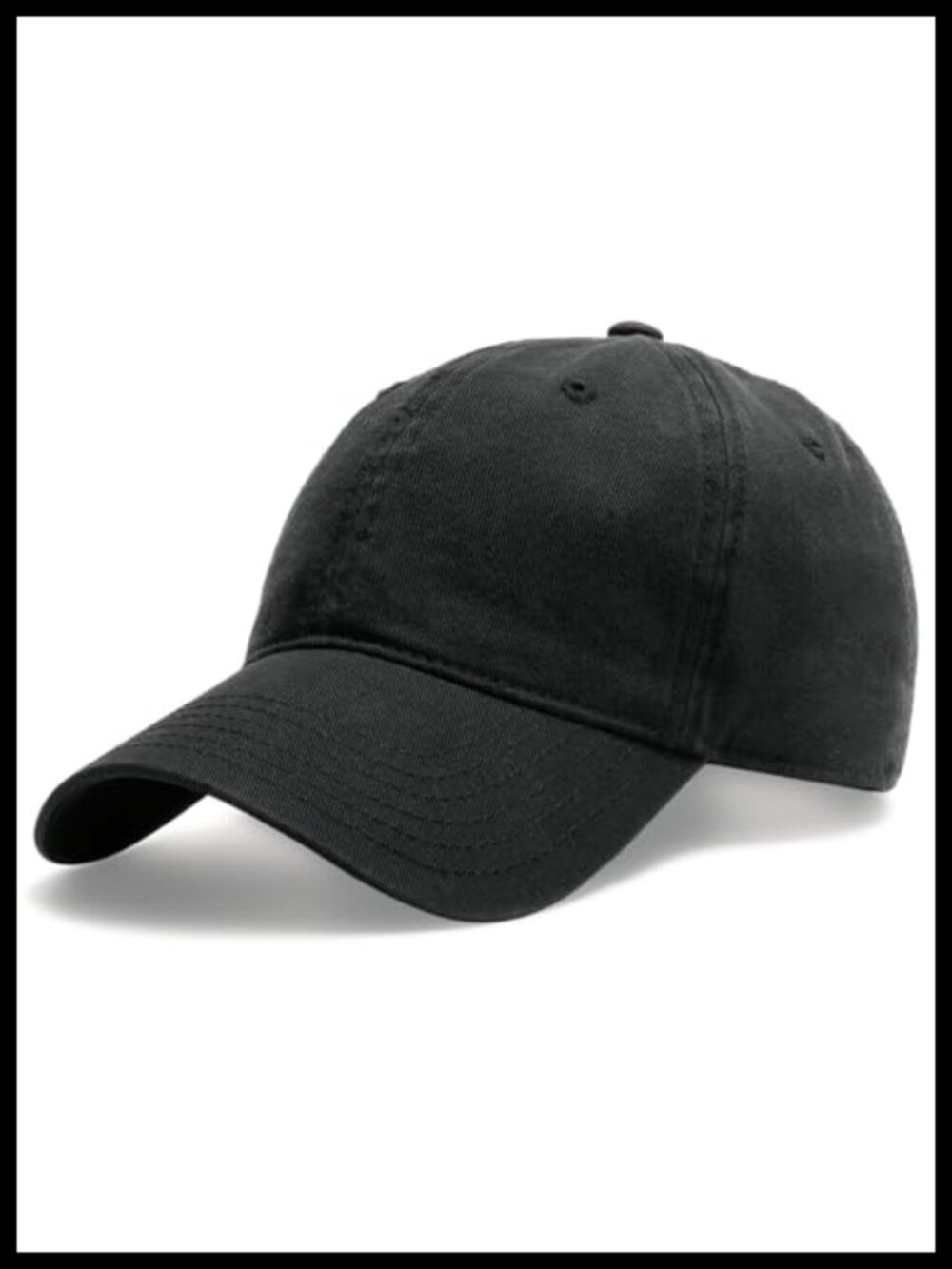 Unisex Vintage Washed Cotton Unstructured Baseball Cap